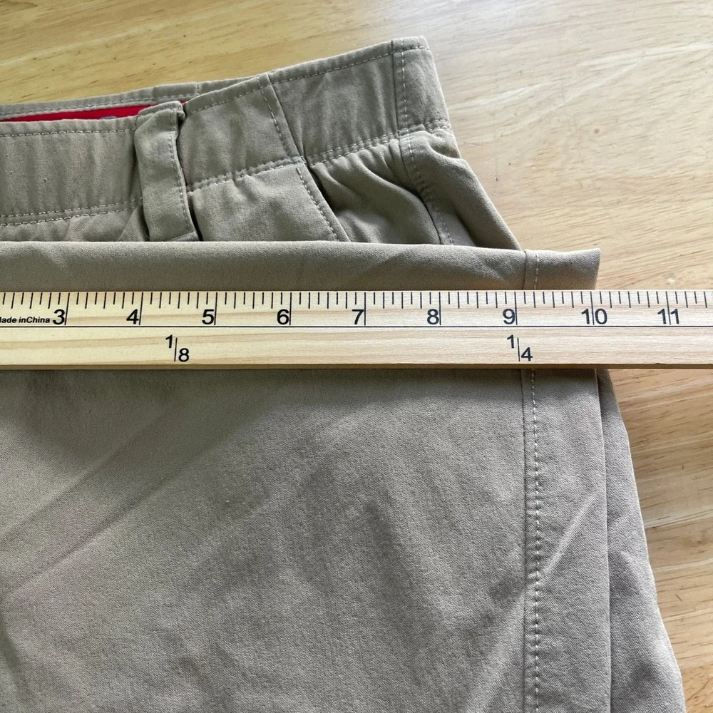 Under Armour Match Play Golf Pants Mens 36x32 Khaki Tan Tech Chino Drive *READ